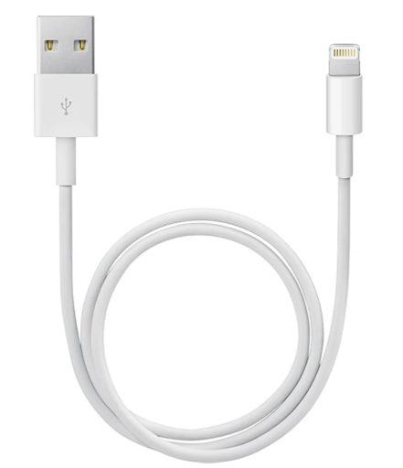 Cabo Apple (USB A - Lightning - 1 m - Branco