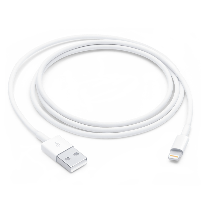 Cabo Apple (USB A - Lightning - 1 m - Branco